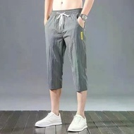 Men's ice pants summer thin casual leg shoes trend dry sports Harlem pants
