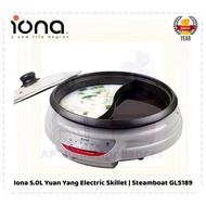 Iona 5L Multi Purpose Yuan Yang Pot Electric Steamboat | Skillet | Hotpot GLS189 | GLS 189 (1 Year W