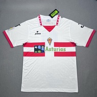 96-97 Gijón Sporting Away White Jersey S-XXL Short-Sleeve Sports Shirt