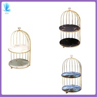 Bathroom Vanity Storage Organizer Desktop Cosmetic Holder Washstand Birdcage Shelf Ideal for Makeup 