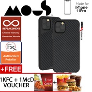 Mous Aramax Case for iPhone 11 Pro (Aramid Carbon Fibre) + FREE 1 pcs KFC Cash Voucher + 1 pcs McD C