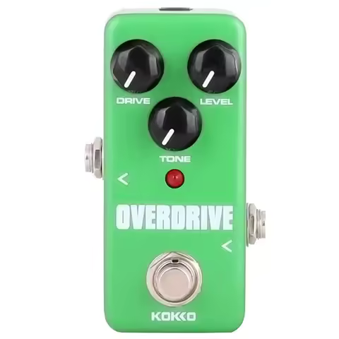 KOKKO Over Drive Guitar Effect Pedal FOD3 Tuner Ac Power Adapter Powered Electric Guitar Effect Musi