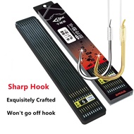 20 Mata Kail / 10 Pasang Alat Memancing Baru Dalam Kemasan Halus Tali Pancing Mata Kail Ganda Manual