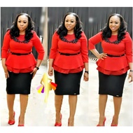 (781)Women Clothes Dress 2 piece OL Office Dress