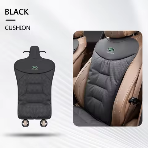 Keyring New Leather Car LOGO Seat Cushion Backrest Pad Protect Cover For Land Rover Freelander 2 L2 