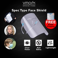 VMARK Face Shield Full Protection Transparent Face Shield Spec Type Anti Fog Anti Spash Face Topeng Pelindung Muka防护面罩