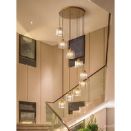 Chandelier Simple led Chandelier Crystal Light Material Style Modern loft Tricolor Chandelier Iron R