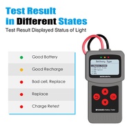 Battery Load Checker DC 7V-30V Alternator Battery Tester 40-2000CCA Automotive Battery Analyzer for 