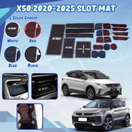 Car Proton X50 2020-2025 Anti slip Slot Mat Proton Interior Storage Tank X-50 car accessories rubber