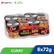 MAMEE CHEF CUP CURRY LAKSA 6+2(PROMO) x 72G