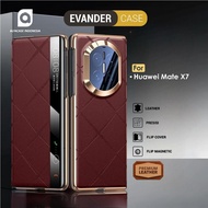 ALFACASE Case Huawei Mate X7 - Evander Flip Case - Casing Huawei Mate X7