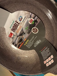 清貨😅韓國大理石炒鍋適用電磁爐、電爐、煤氣爐 Clearance Sale 32 cm Korea Marble Coating Wok Pan