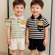 10.10 heybaby SET WANGKI LIONS EBV Short Sleeve Baby Boy T-Shirt SET 6 months - 4 years