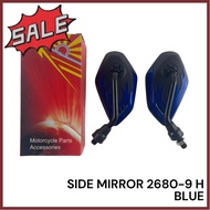 SIDE MIRROR 2680-9 H BLUE FOR MOTORCYCLE ORDER NOW