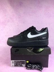 Supreme x Nike Air Force 1 Low af1系列低幫休閑板鞋運動鞋 黑色 CU9225-002 男女款