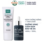 Combo Martiderm & oh!oh! Dưỡng Sáng & Bảo Vệ Da 2 Món
