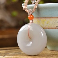 秒殺價 天然和田玉平安扣吊墜