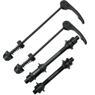 AiTuiTui 1 Pair Bike Quick Release Axle Skewer Bicycle Hub Parts, Front & Rear Axle Hollow Shaft Kit