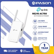 TP-Link RE215 AC750 Mesh Dual-Band Wi-Fi Range Extender (1,500 sq. ft. Coverage)