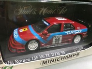 1/43 Minichamps 1995/96 DTM ITC ( Alfa Romeo 155 V6 Ti DAYCO/ Opel Calibra   Hasseröder  Cliff  ProM