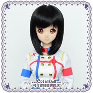 【可汀】Smart Doll / SD / DD 專用耐熱假髮 ADW003S02 純黑 (完售待補)