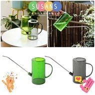 SUSANS 1Pcs Watering Kettle, Removable Long Spout 1L/1.5L Watering Can, Long Mouth Measurable Large Capacity Gardening Watering Bottle Home Office Outdoor Garden Lawn