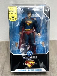 McFarlane 麥法蘭 DC superman movie 超人 (戰損) Batman 蝙蝠俠