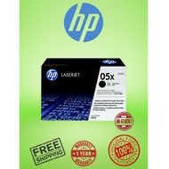 HP CE505X / 05X HIGH YIELD ORIGINAL BLACK LASERJET TONER CARTRIDGE