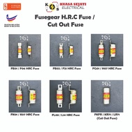 HRC Fusegear Electric 6A - 100A FUSE MADE IN MALAYSIA FE01 / FE02 / FG01 / FK01 / FL03 / HRC Fuse / 