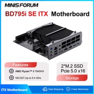 Minisforum BD795i SE R9-7945HX itx  MotherBoard 2x M.2 SSD Pcie5.0x16 HD DP Type-C 2.5G LAN For Game