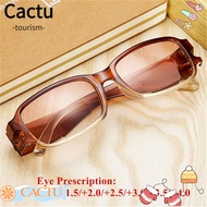 CACTUS Reading Glasses Men Women Strength+1.00~+4.00 Near-far Light Resin