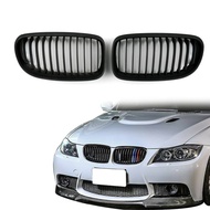 Areyourshop Matte Black Front Kidney Grill Mesh Grille Nose For BMW E90 E91 LCI 2009-2012