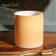 Crystal Soul 2026 New Design Glazed Red Orange Alchemy Crystal Singing Bowl