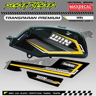 WIN Striping WIN Sticker Variation WIN UV TRANSPARENT CODE 11 PREMIUM MAXDECAL MATERIAL