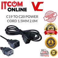 VC C19 TO C20 POWER CORD EXTENSION CABLE 2M 3M (CA069)(CA280)