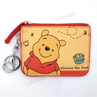 Disney Winnie the Pooh Bear Ezlink Card Pass Holder Coin Purse Key Ring