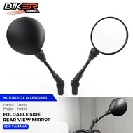 E9 Motorcycle Handle Rearview Mirrors For YAMAHA XT250 XT225 SEROW TW200 Dirt Bike Side Rear View Mi