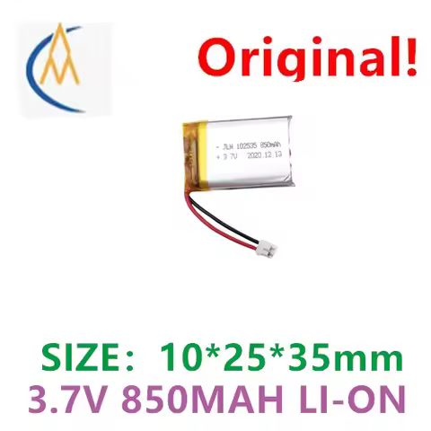buy more will cheap 102535 Polymer Lithium Battery 850mAh 3.7V Audio Battery Full Capacity Rechargea
