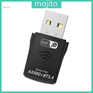Mojito Mini USB Adapter WiFi 6 AX900 900Mbps Bluetooth-compatible 5 4 Plug-And-Play For Win 7 10 11 