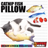 [Bentuk Ikan Mainan Kucing] Cat Toy Fish Cat Toy Plush Simulation Fish for Cat Fish Toy
