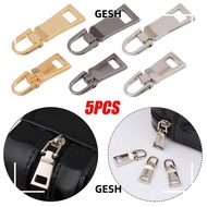 GESH 5pcs Zipper Pull Zipper Repair Kit Bag Suitcase Replacement Metal Zip
