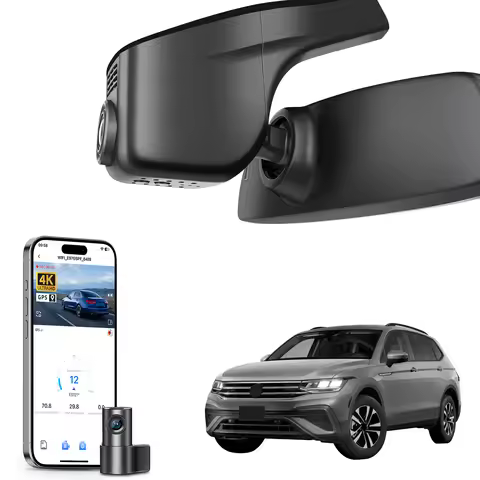 Mangoal 4K Dash Cam GPS WiFi & APP For Volkswagen Tiguan Gen2 AD BW Dash Car Camera 2018-2024 Plug a
