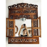 jendela krepyak jati tebal HQ 80x60