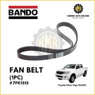 (1@pc) Bando Fan Belt Toyota Hilux Vigo KUN25 7PK1515