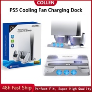 TP5-1507 Cooling Fan For PS5 Console Multi-function Cooling Fan Base For Playstation 5 Gamepad Charging Dock