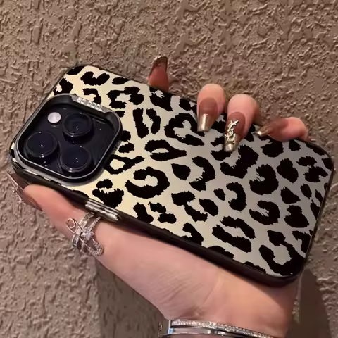 Luxury Leopard Case For Motorola Moto G84 5G G10 G20 G30 G04S G24 G14 G34 G13 G23 G53 G22 E32S E22i 