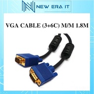 VGA CABLE (3+6C) M/M 1.8M/3.0M