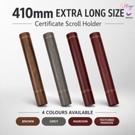 410mm Certificate Scroll Holder Extra Long Size for Graduation Award Certificate