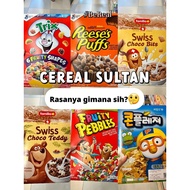 Imported Cereal Cereal Marshmallow Fruity Cocoa Pebbles, Chex Rice Corn Chocolate Oat, Cheerios Orig