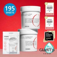 [COSRX] (90+90+15) New One Step Original Clear Pad 195 sheets BHA Olive Young